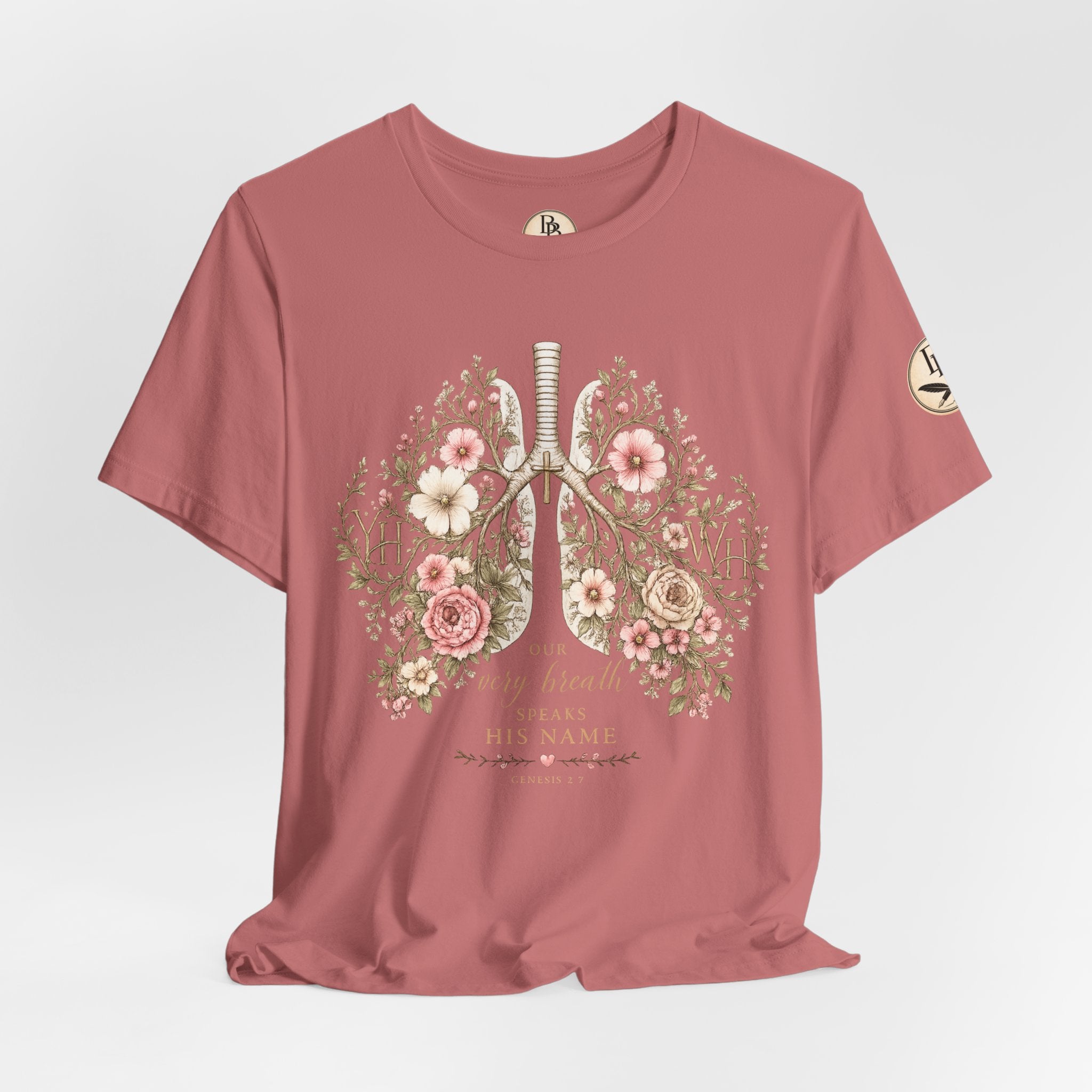 Every Breath Speaks His Name -- Genesis 2:7 (Botanical Lung Design)