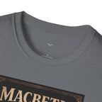 Macbeth Rug & Carpet Restoration T-Shirt — Vintage Literary Humor Tee