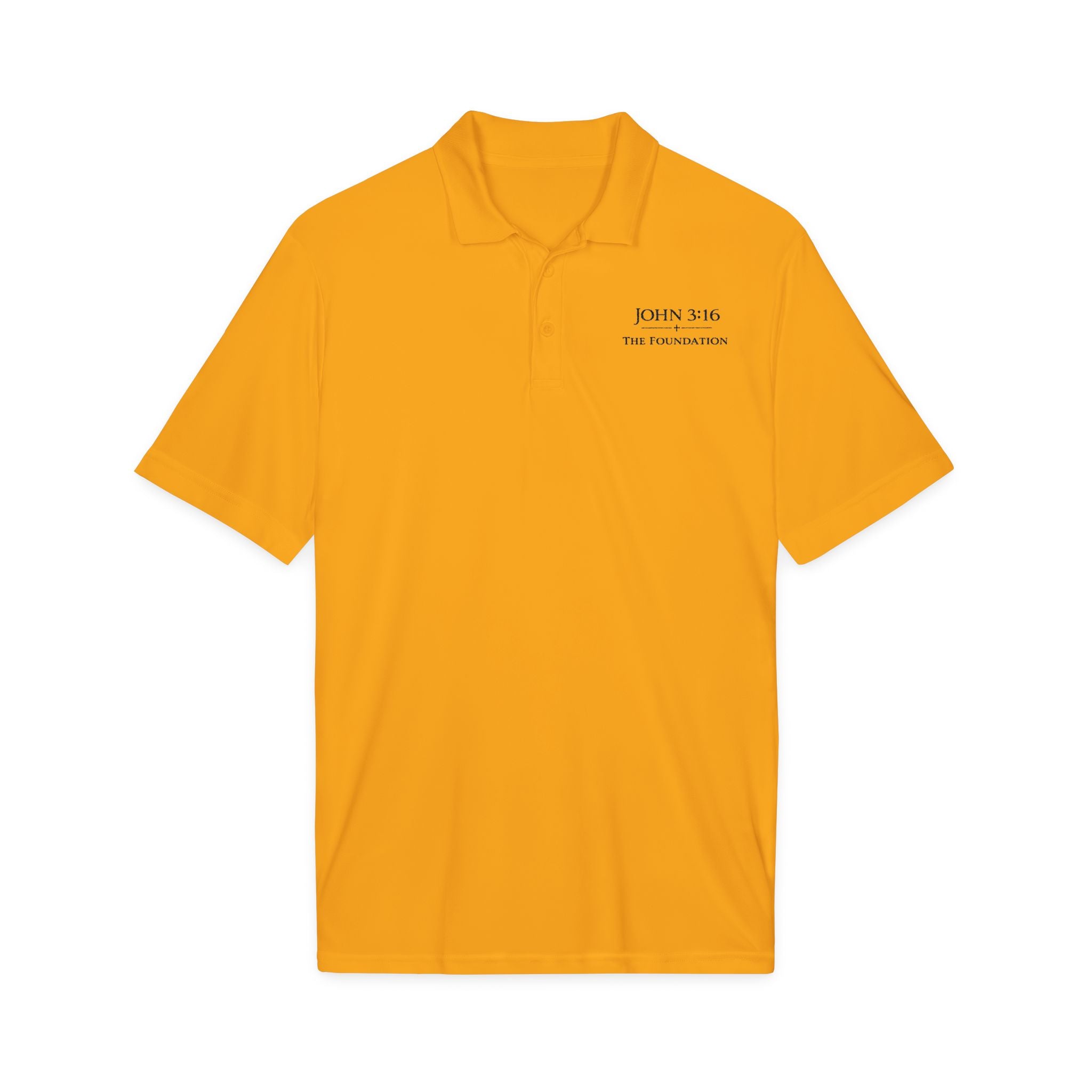 John 3:16 — Embroidered Polo   The Foundation Collection (Light colors)