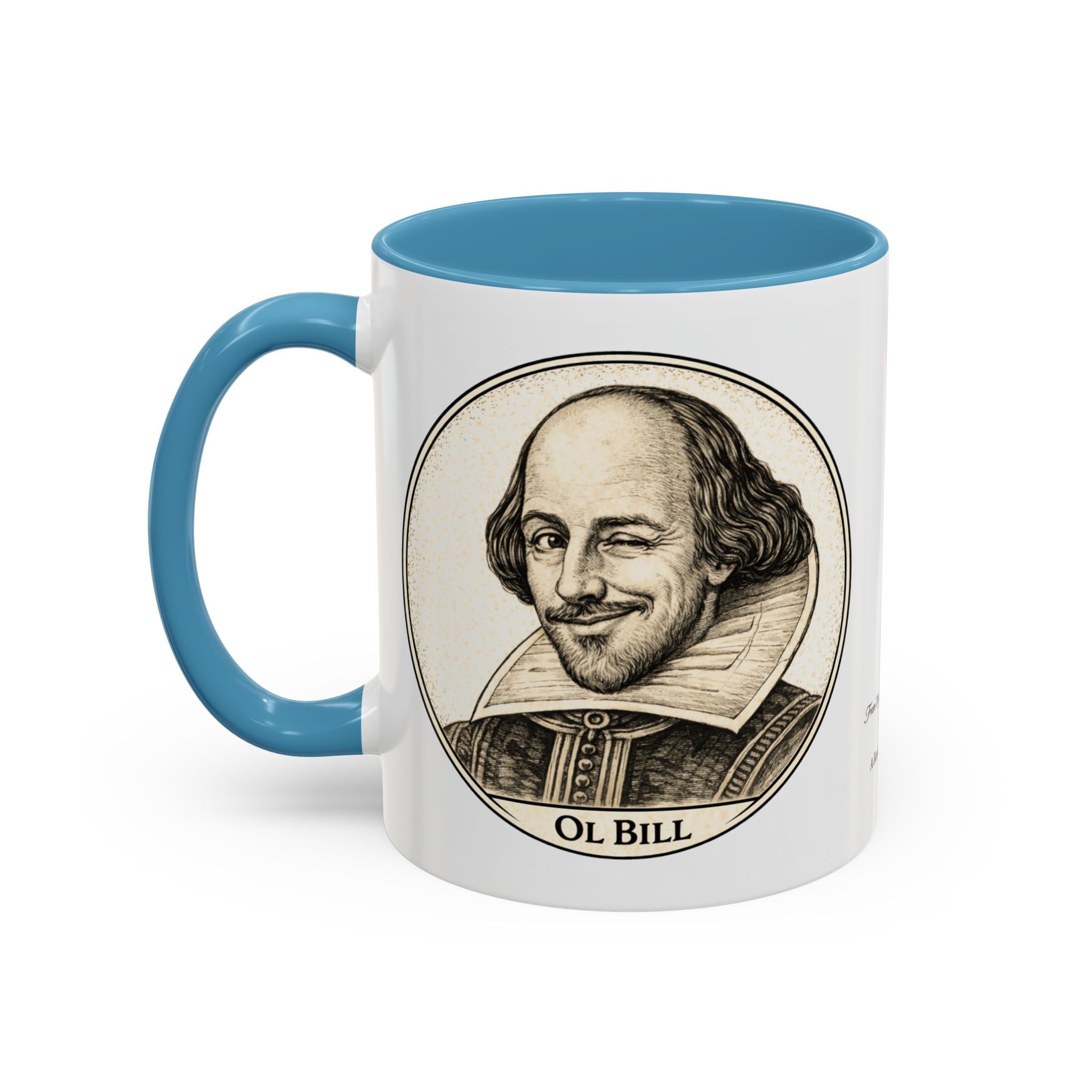 Shakespeare -- The Bard & Ol Bill -- Ceramic Mug