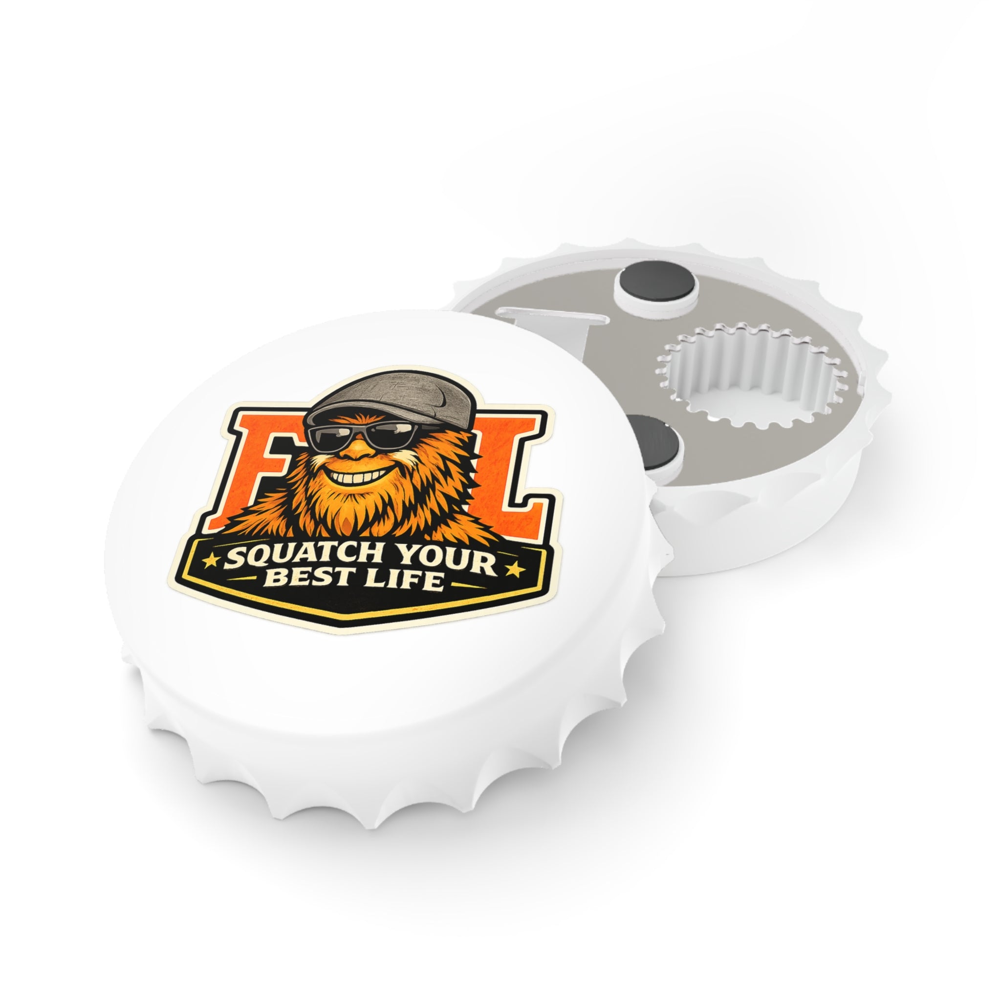 Squatch Your Best Life Bottle Opener — Sasquatch Logo Beer Opener