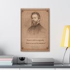 Herman Melville -- “Better to fail in originality than to succeed in imitation.” -- Vintage Literary Canvas Piece