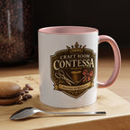 Contessa Craft Room Coffee Mug — "Craft Room Contessa: Mistress of Materials" Accent Mug