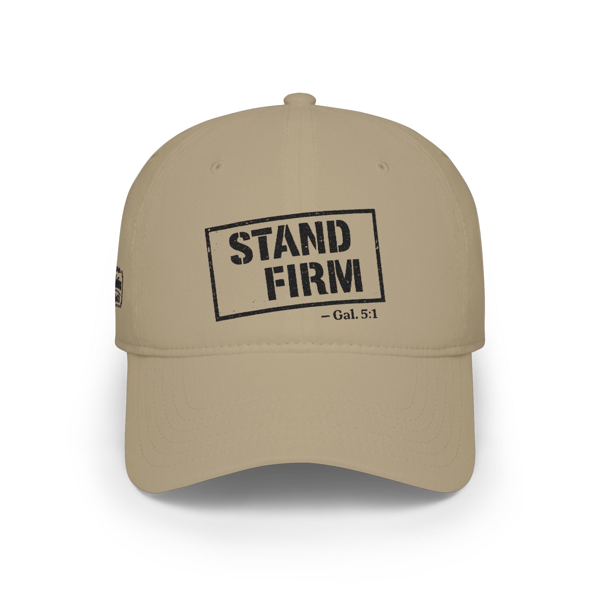 Stand Firm — Galatians 5:1 — Embroidered Cap | The Foundation Collection (Light Colors)