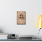 Frederick Douglass -- "If there is no struggle, there is no progress." -- Vintage Literary Canvas Piece