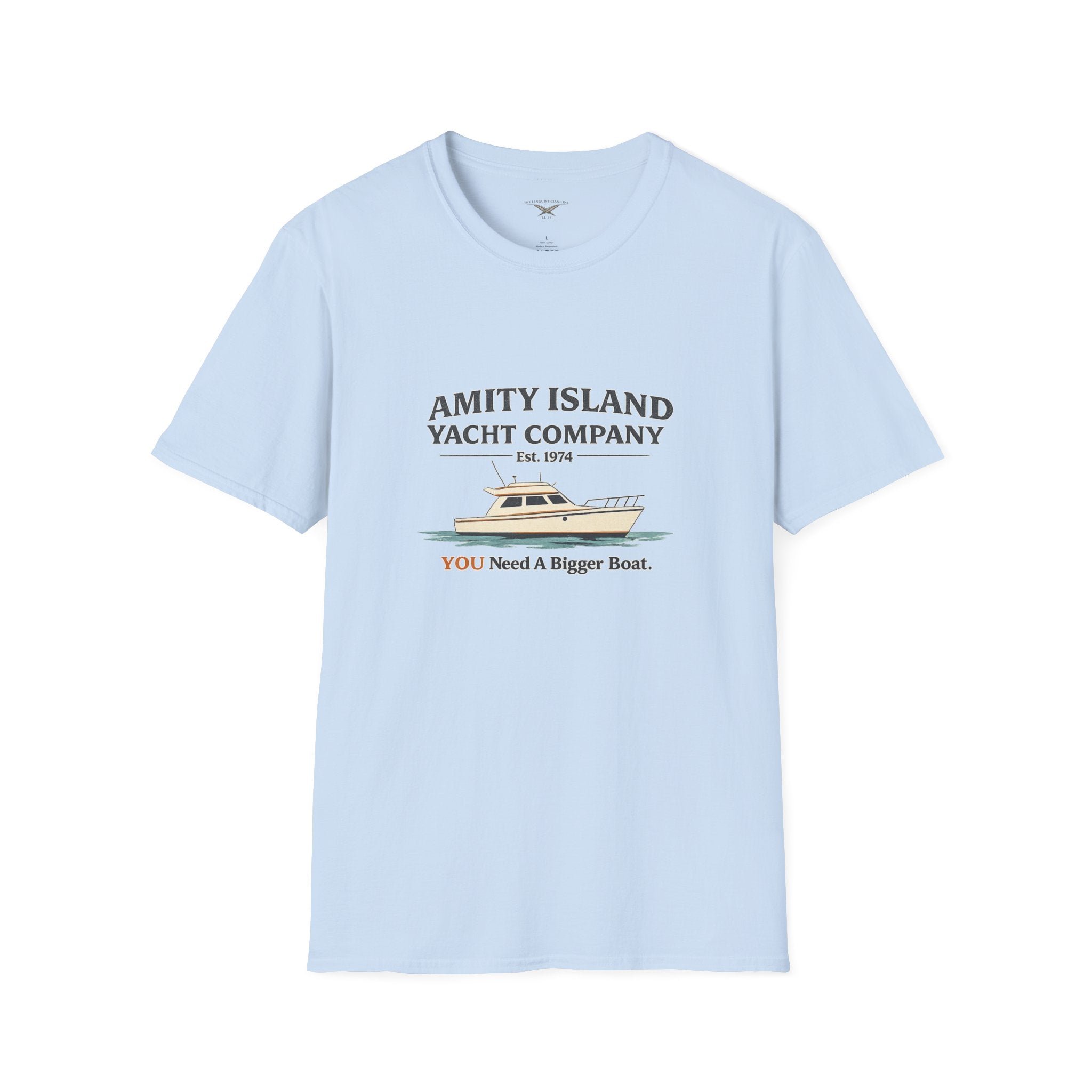 Amity Island Yacht Company T-Shirt — Vintage Literary Humor Tee