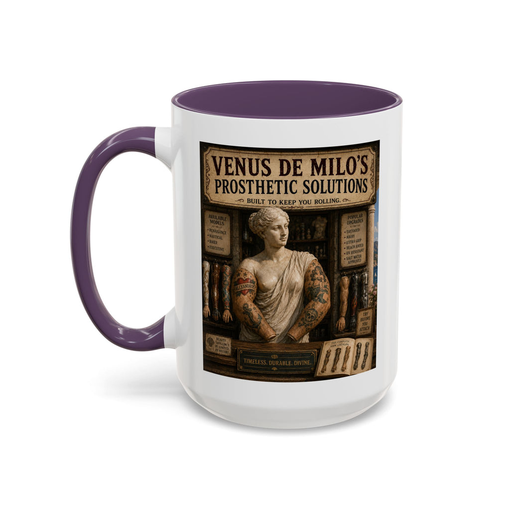 Venus de Milo’s Prosthetic Solutions Mug -- From the Road Scholar Society