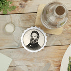 Vintage Bearded Gentleman Bottle Opener — Retro Portrait Beer Opener