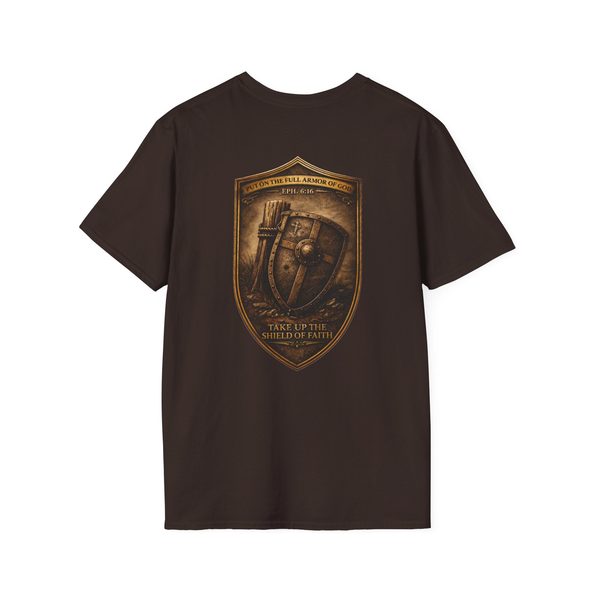 The Armor  — Ephesians 6:16 — In Plain Clothes Tee