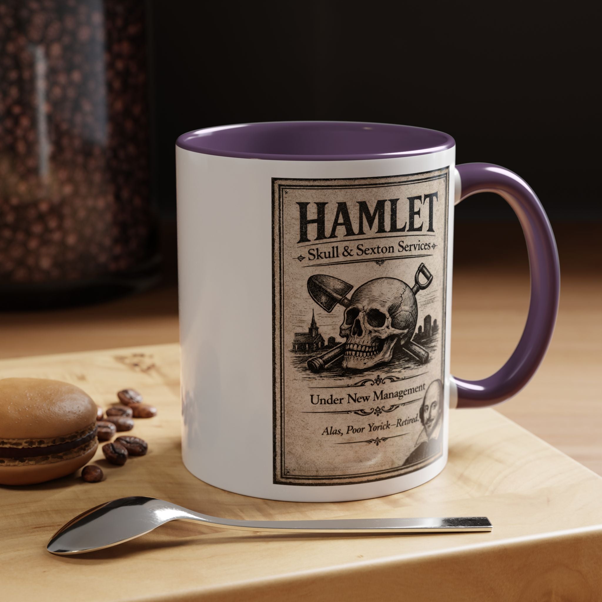 Hamlet Skull & Sexton Mug