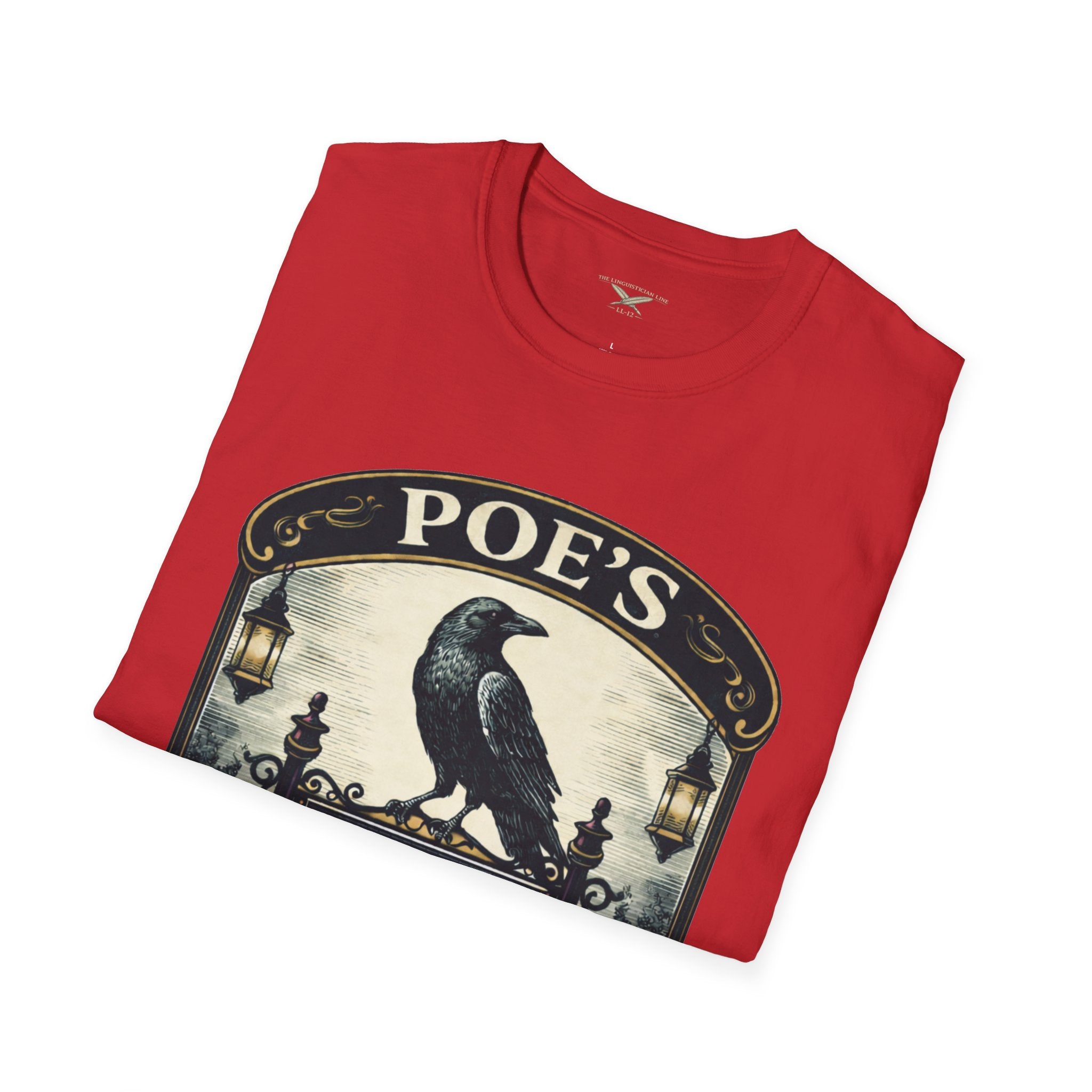 Poe’s Bird Sanctuary T-Shirt – Vintage Literary Humor Tee