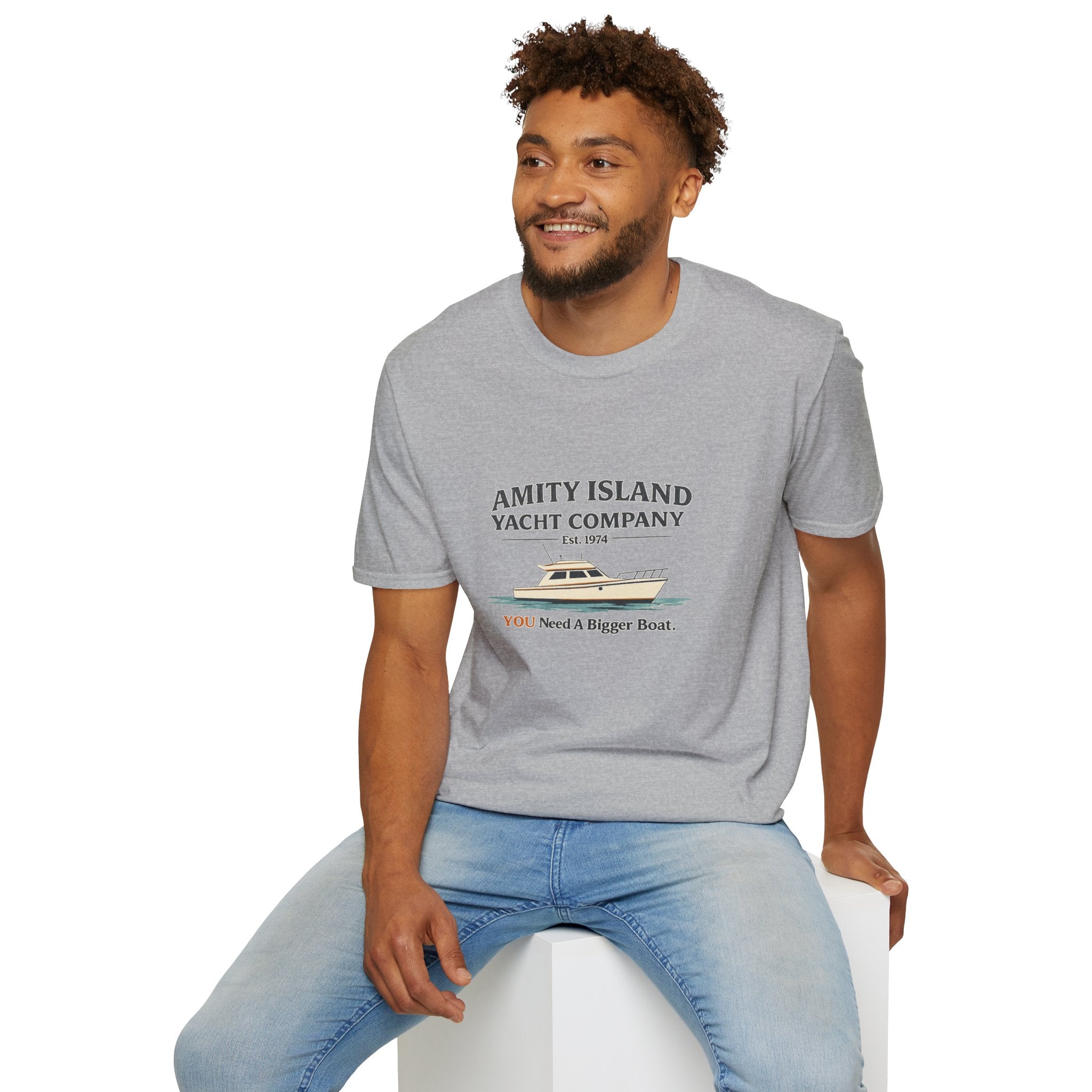 Amity Island Yacht Company T-Shirt — Vintage Literary Humor Tee