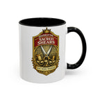 Keeper of the Sacred Shears Coffee Mug — Funny Barber/Hairstylist Gift (11/15oz)