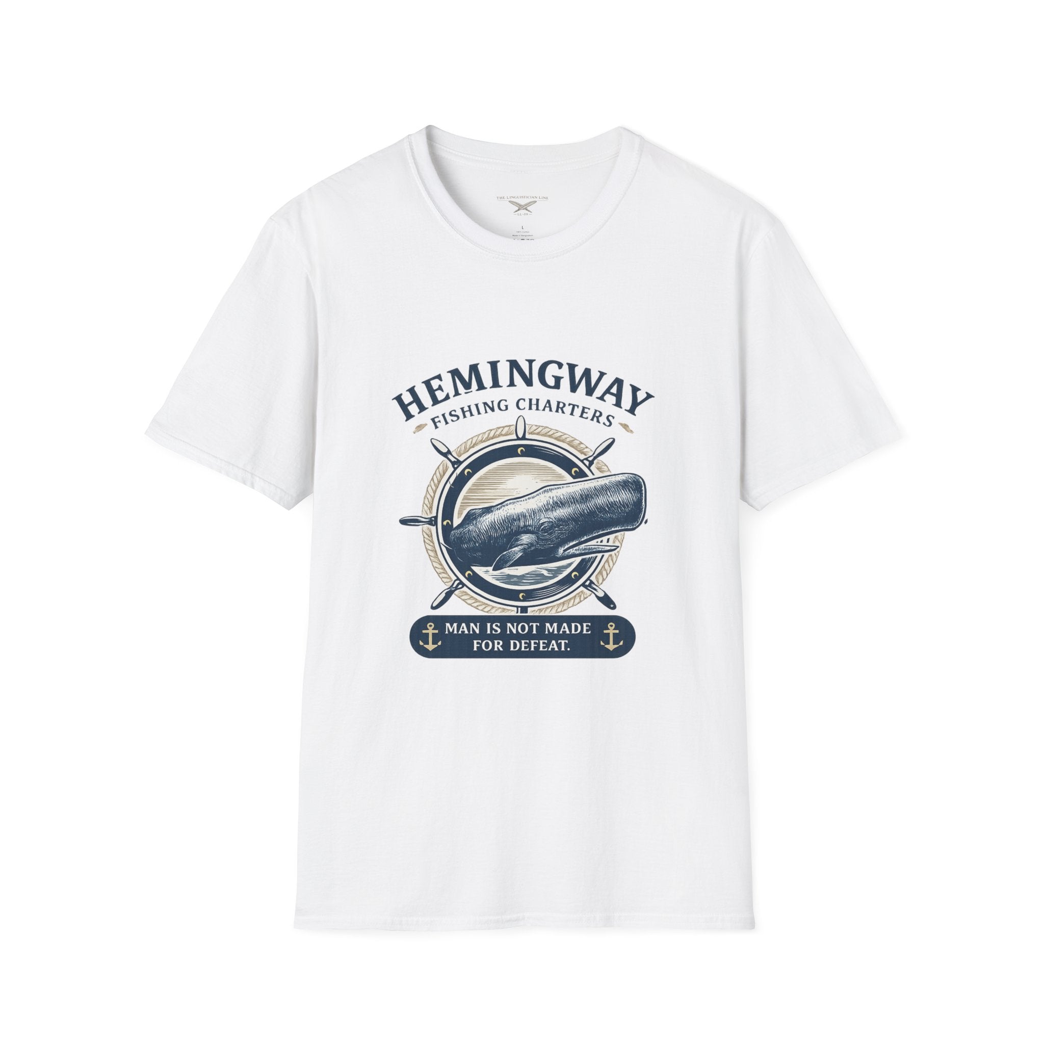 Hemingway Fishing Charters Tee – Vintage Literary Humor Tee