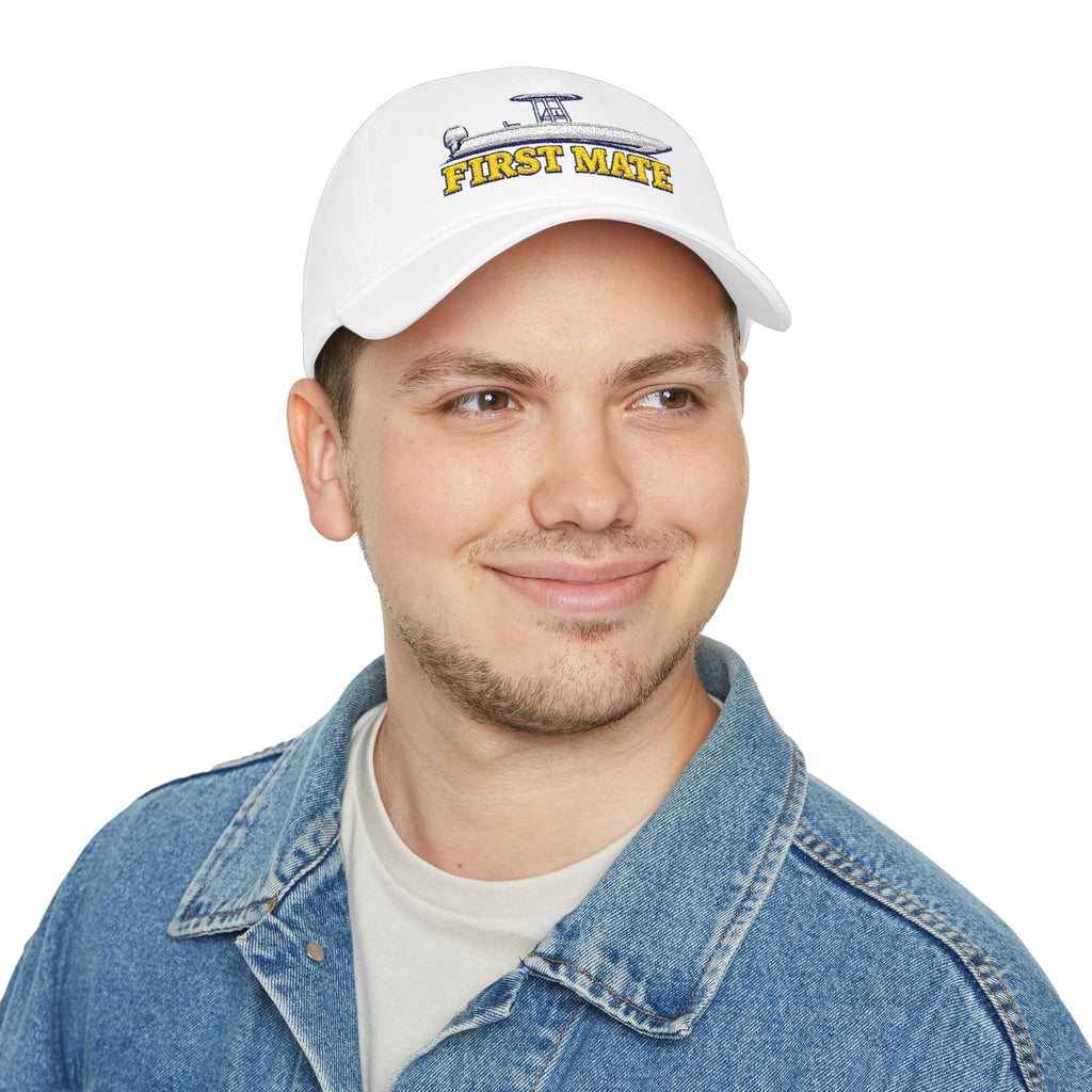 First Mate Center Console Boat Cap – Embroidered Low Profile Baseball Hat
