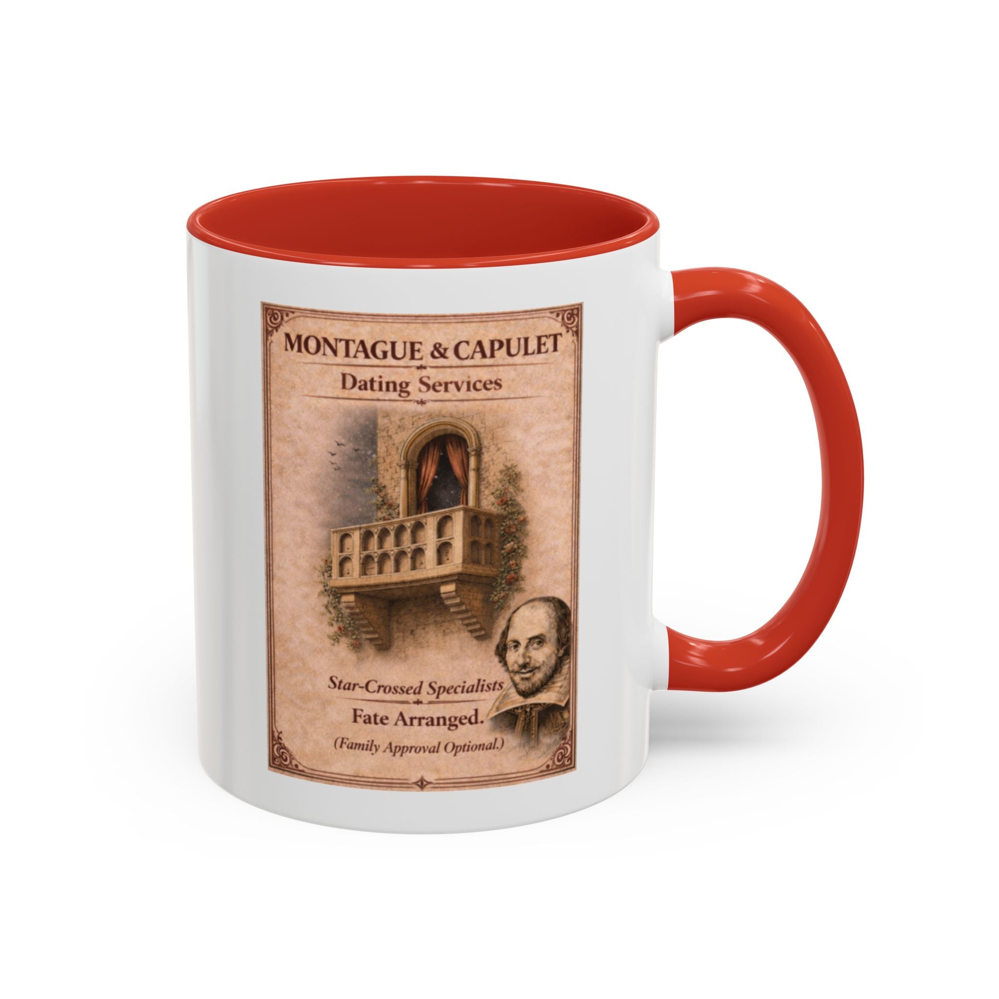 Montague & Capulet Dating Services Mug