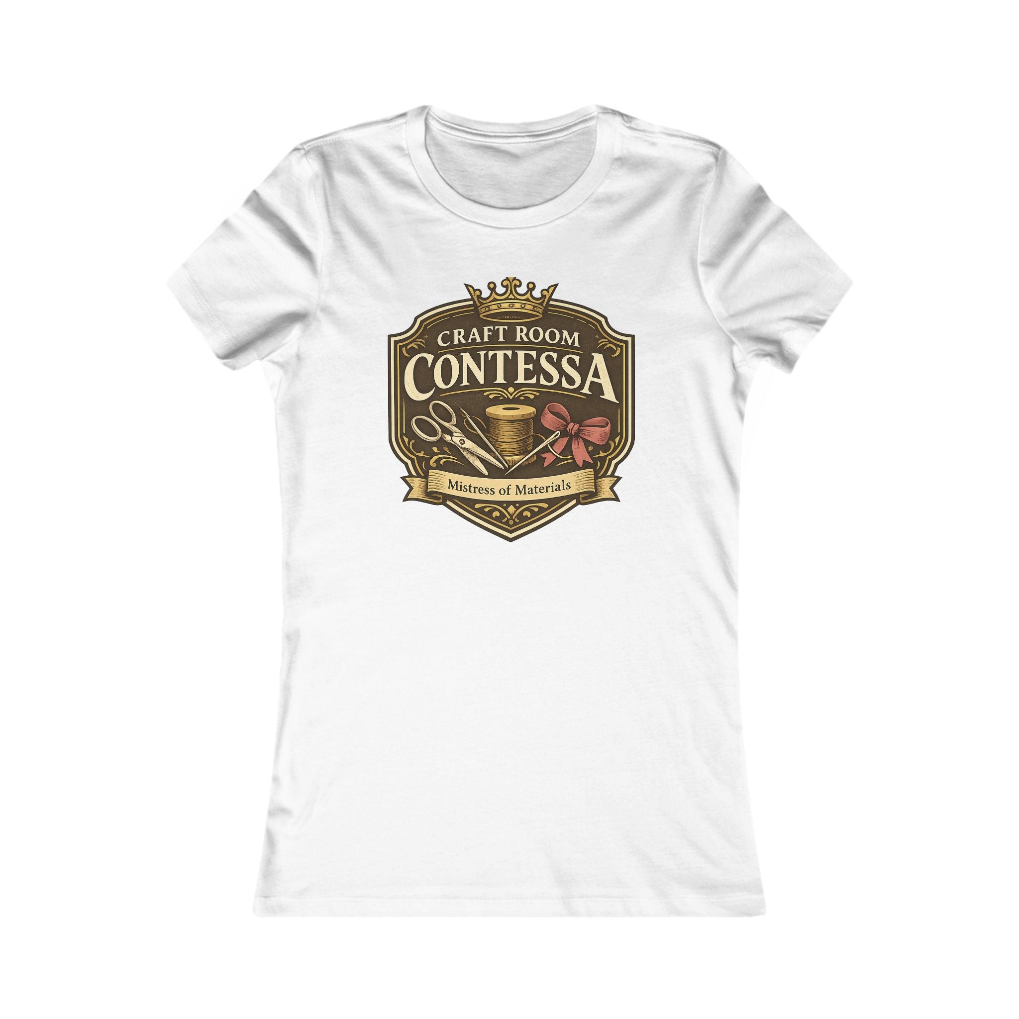 Contessa Craft Room Women's Tee — "It Was on Sale" Back Print