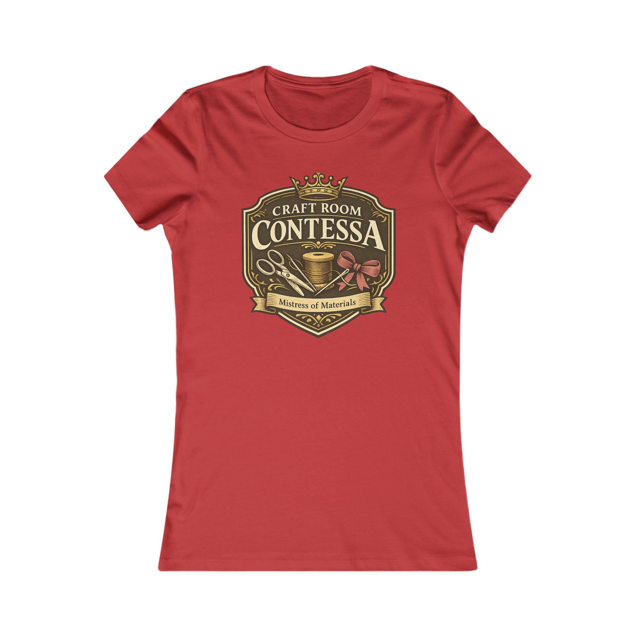 Contessa Craft Room Women's Tee — "It Was on Sale" Back Print