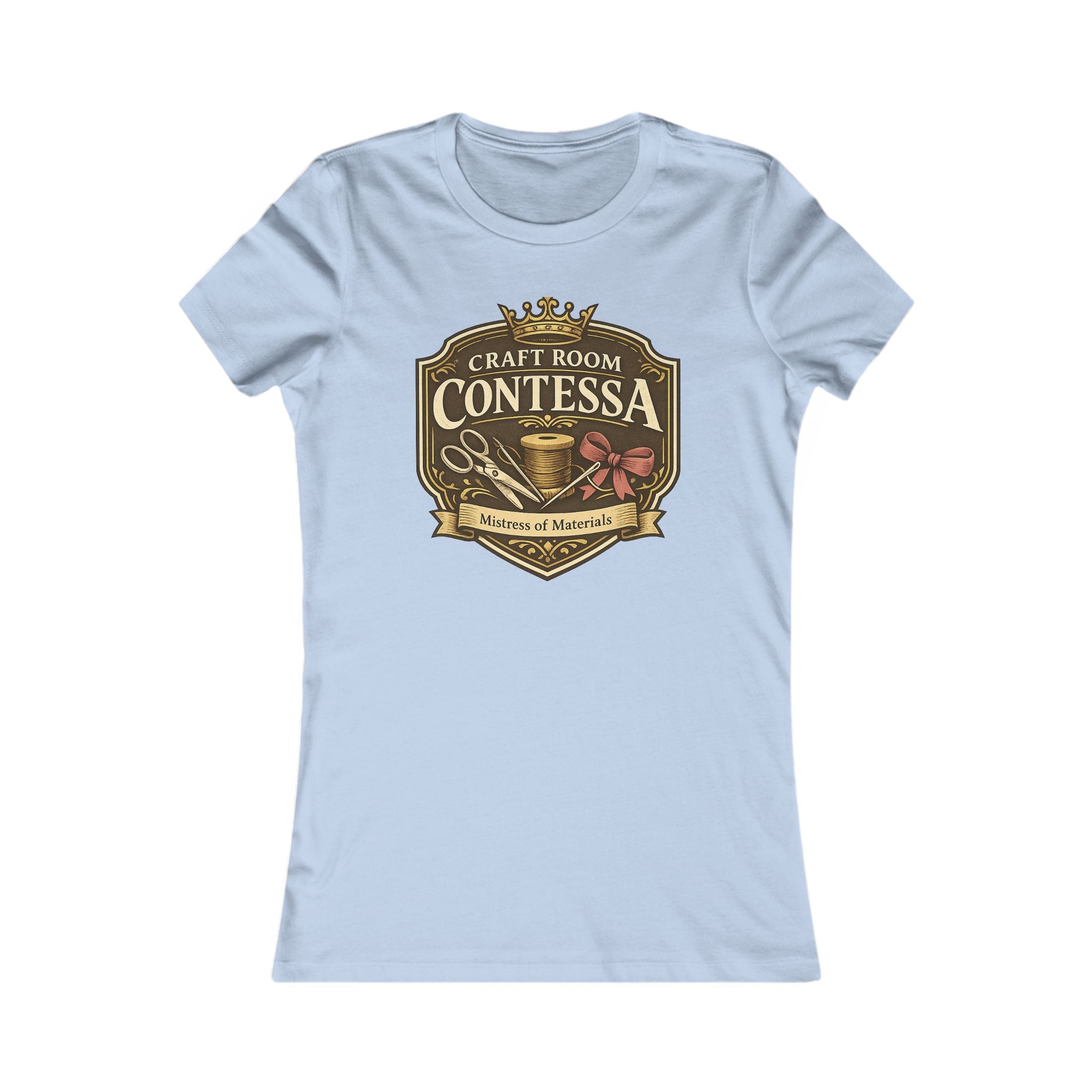 Contessa Craft Room Women's Tee — "It Was on Sale" Back Print
