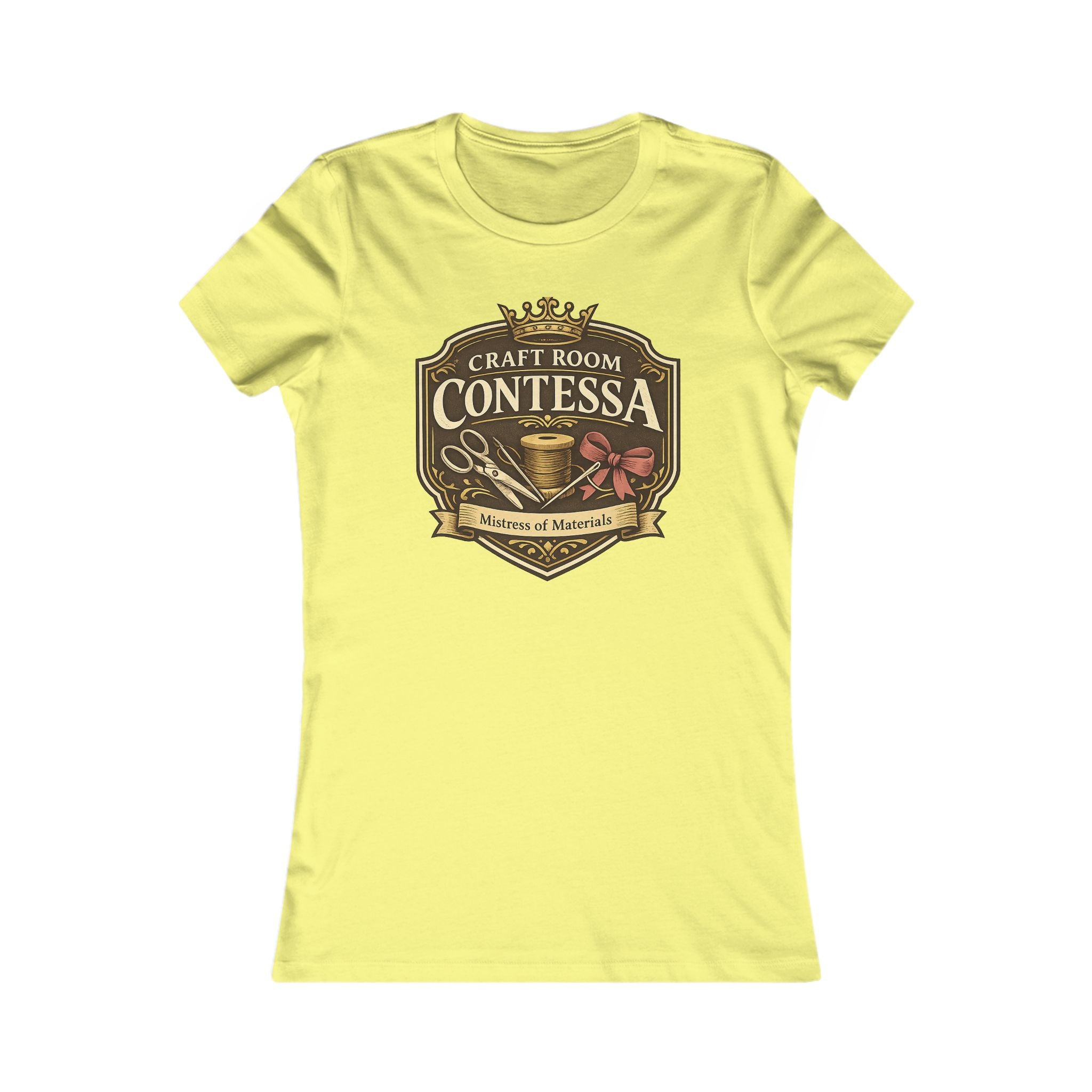 Contessa Craft Room Women's Tee — "It Was on Sale" Back Print