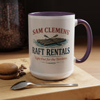 Sam Clemens' Raft Rental Mug