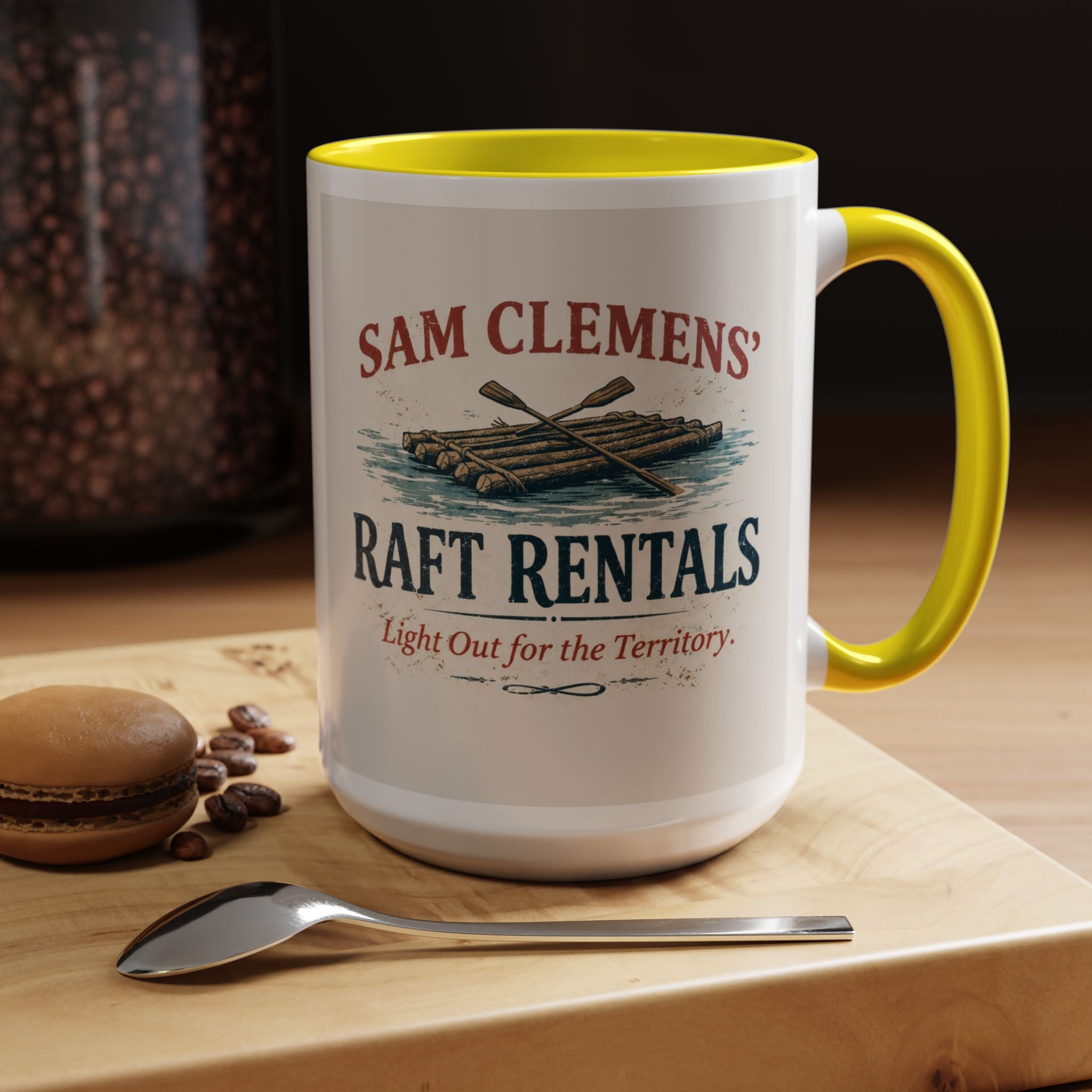 Sam Clemens' Raft Rental Mug
