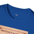 Montague & Capulet Dating Services T-Shirt – Vintage Literary Humor Tee