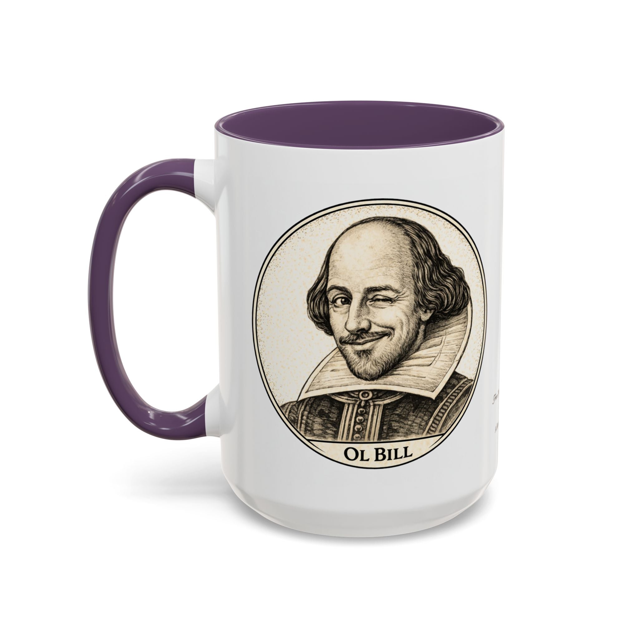 Shakespeare -- The Bard & Ol Bill -- Ceramic Mug