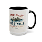 Sam Clemens' Raft Rental Mug