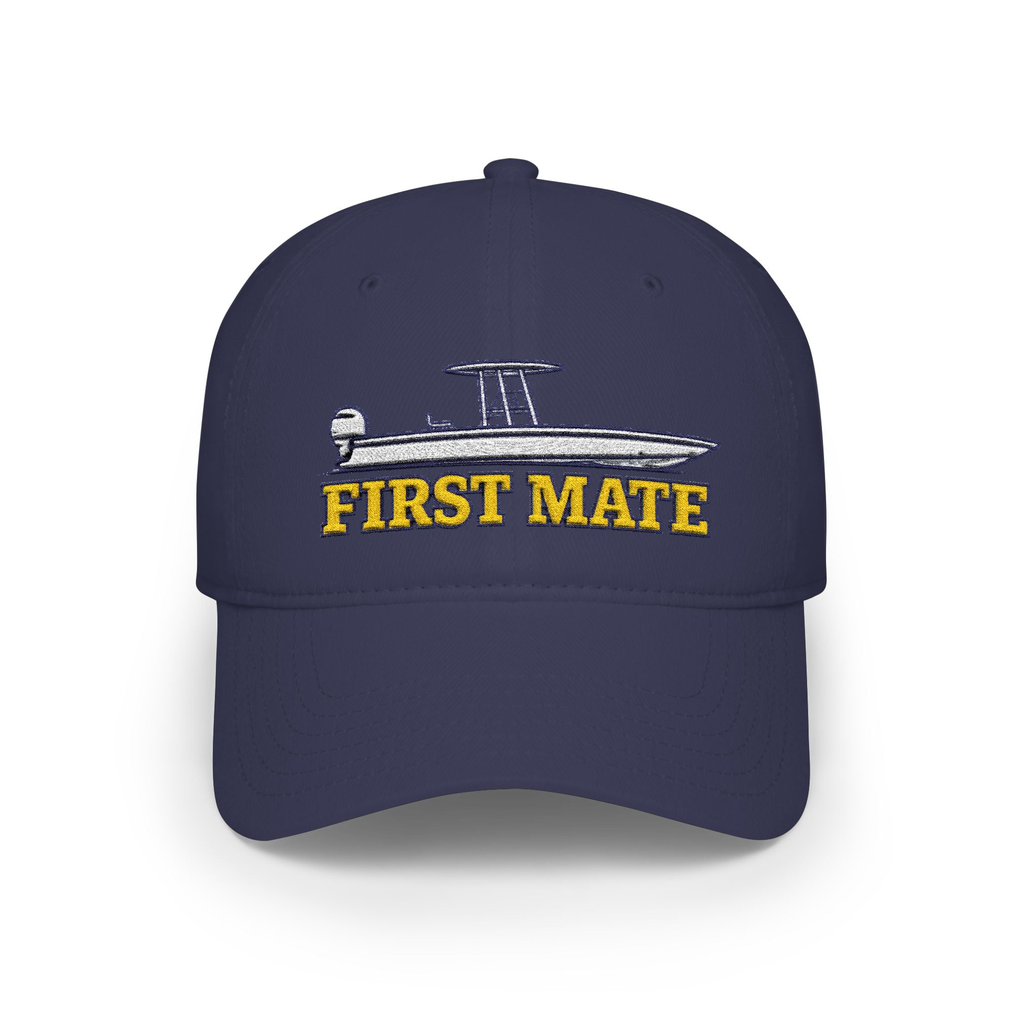 First Mate Center Console Boat Cap – Embroidered Low Profile Baseball Hat