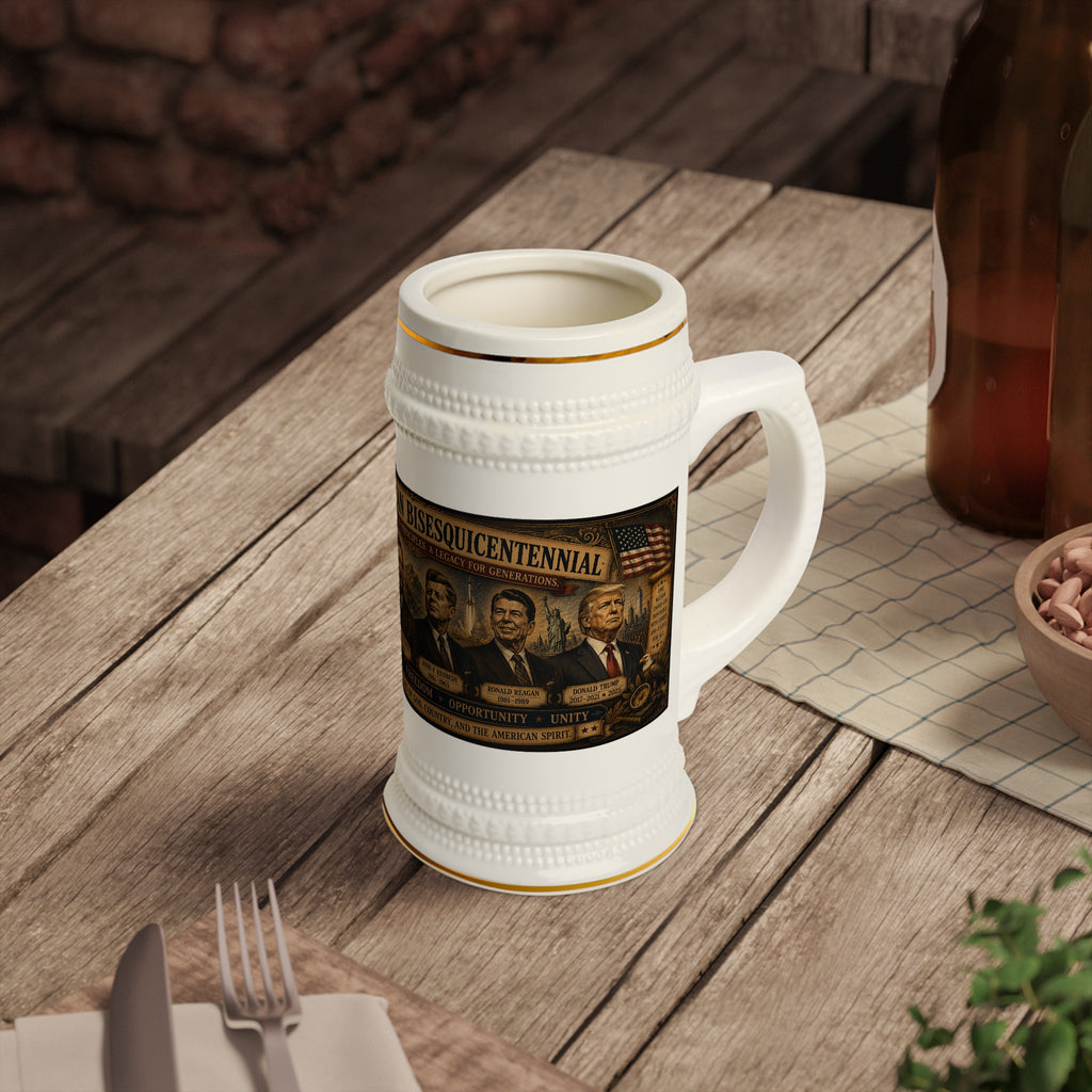 The American Bisesquicentennial Stein:  1776–2026 • A Commemorative Edition from Bard & Beyond