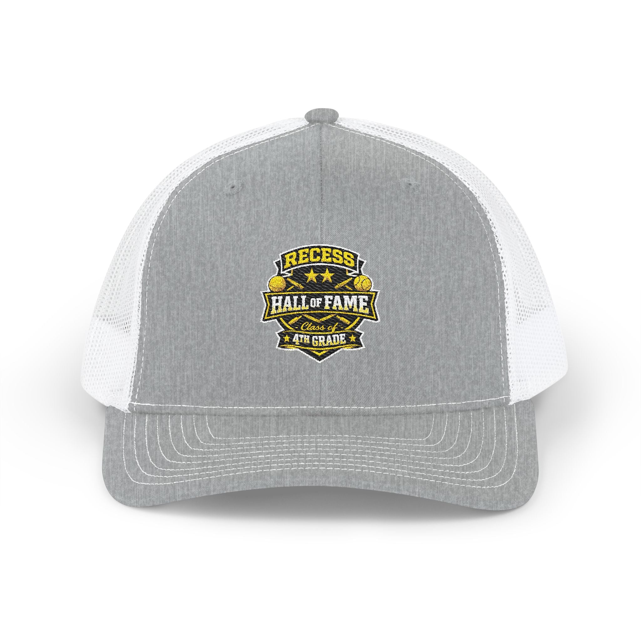 Recess Hall Of Fame, Class of Fourth Grade -- Embroidered Trucker Cap