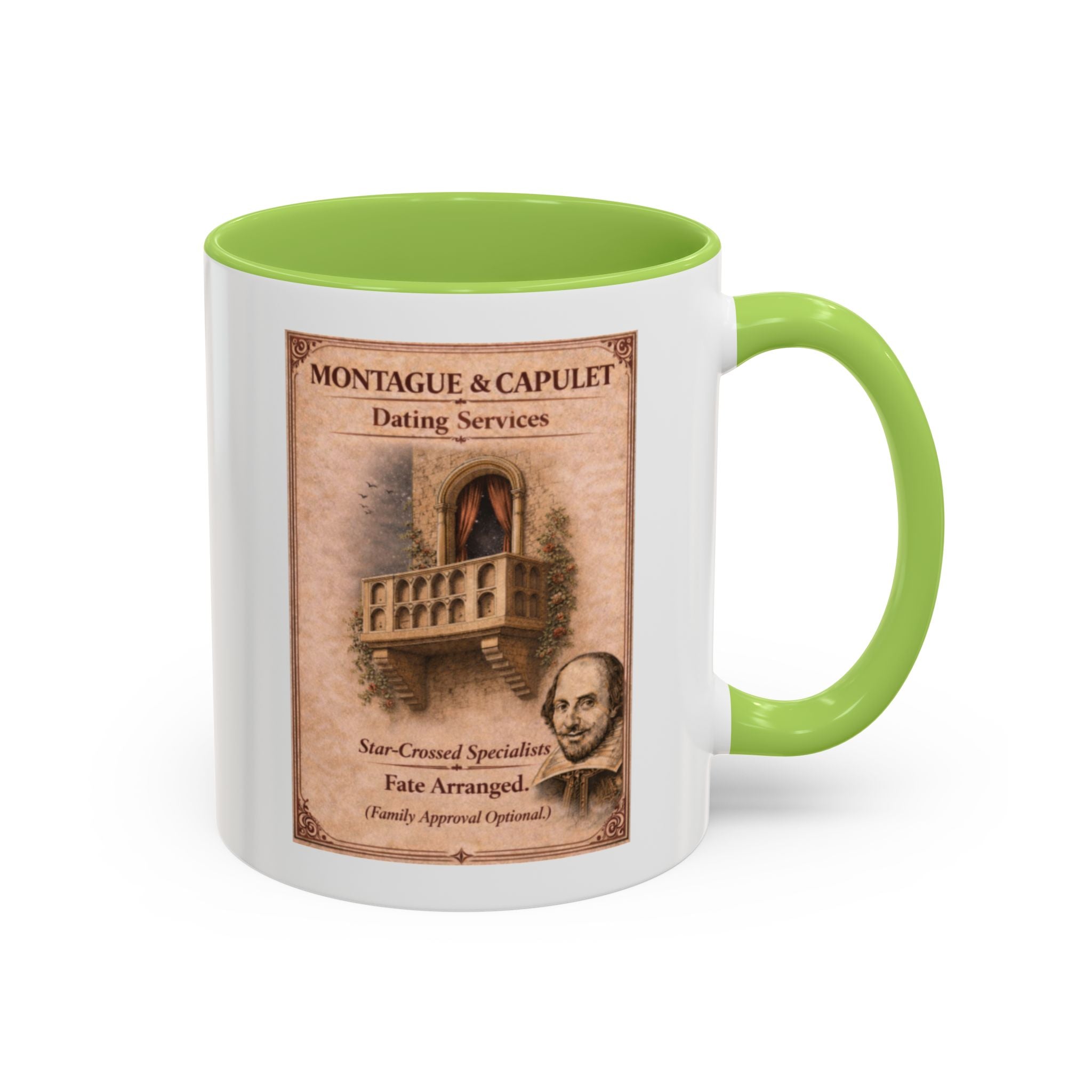 Montague & Capulet Dating Services Mug