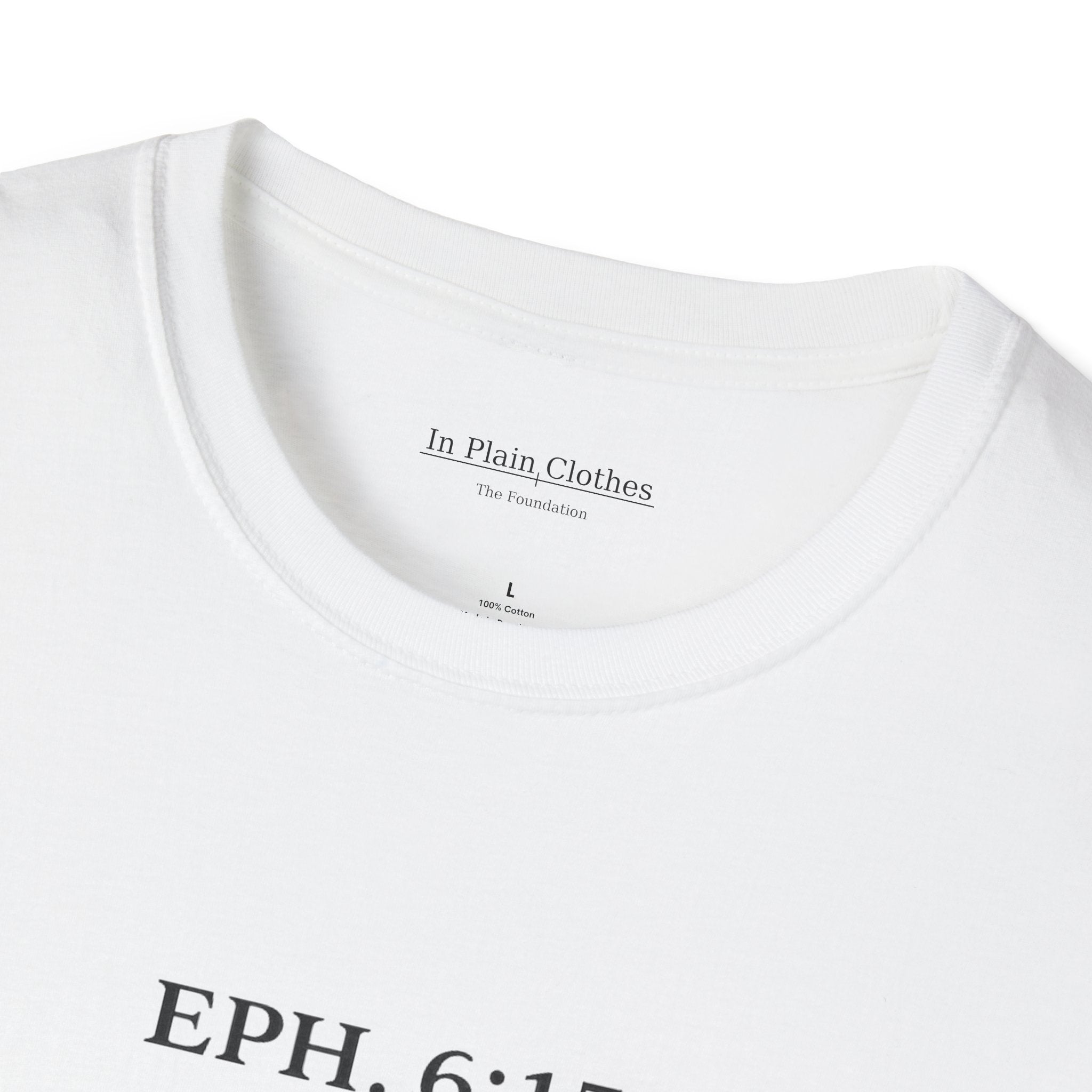 The Armor — Ephesians 6:15 — In Plain Clothes Tee