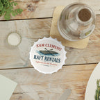 Sam Clemens' Raft Rentals Bottle Opener — Rustic Nautical Bar Accessory