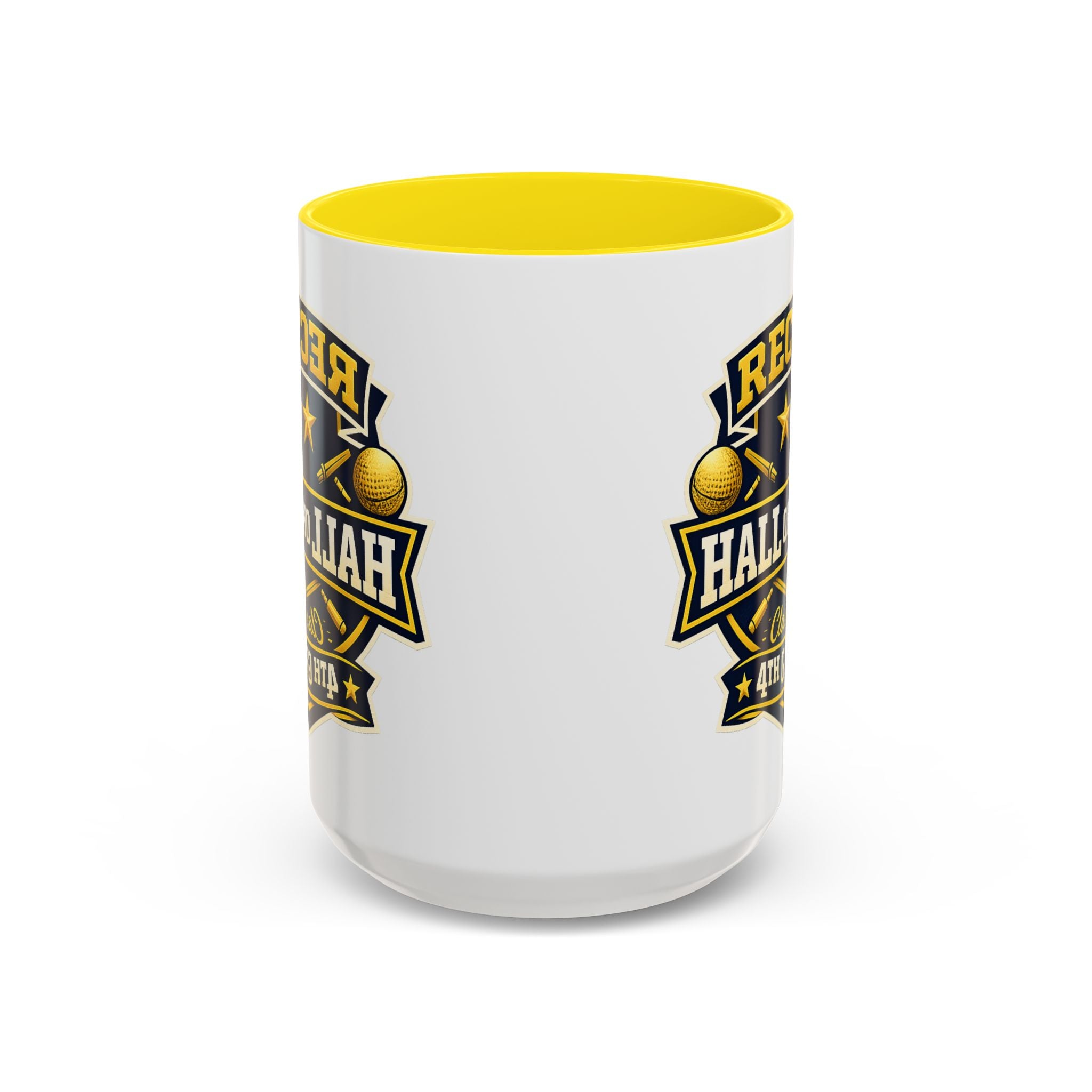 Recess Hall of Fame Coffee Mug — Class of 4th Grade Accent Mug (11/15oz)