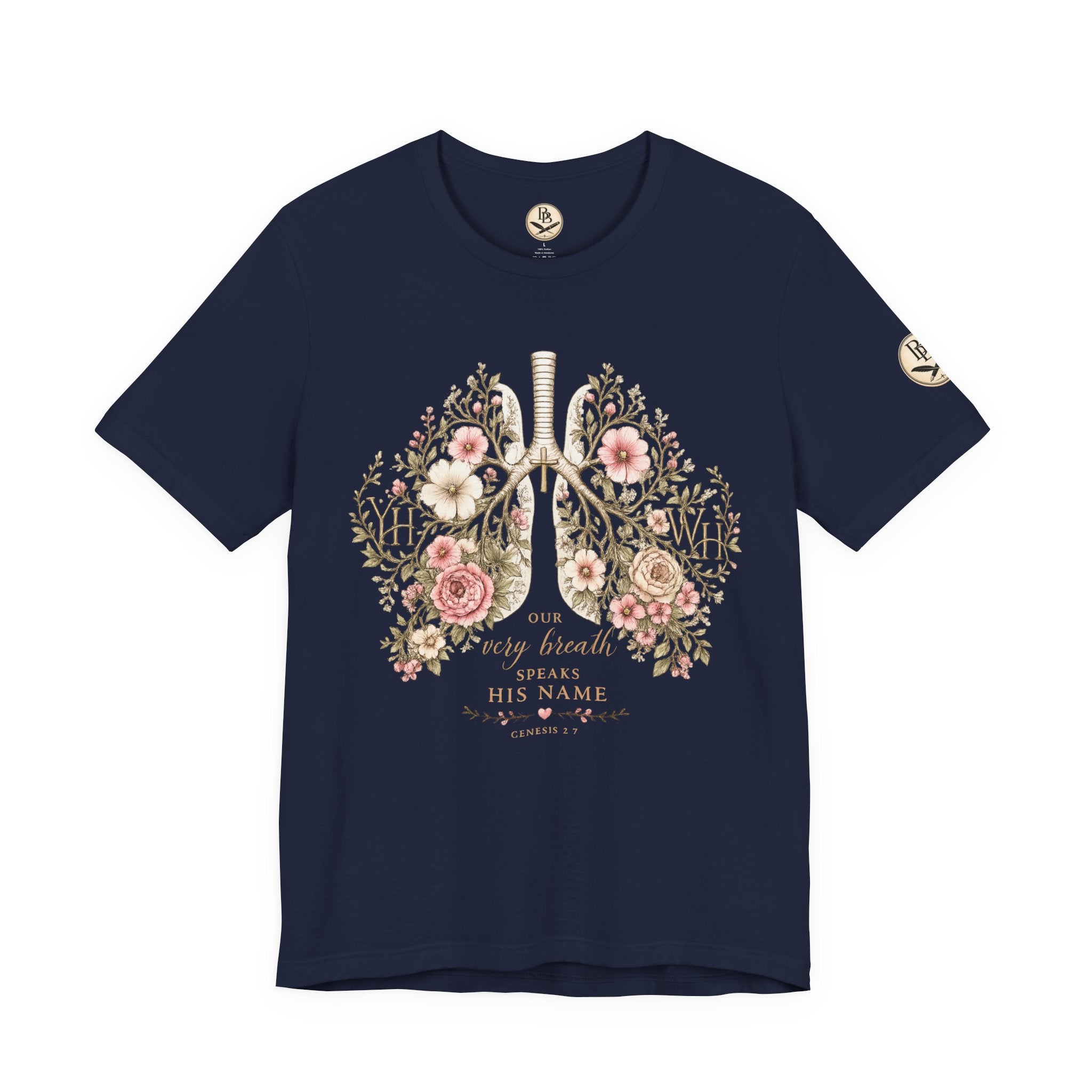 Every Breath Speaks His Name -- Genesis 2:7 (Botanical Lung Design)