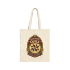 Quilter Tote Bag — "Lady of the Quilt" Cotton Canvas Shopping & Project Bag