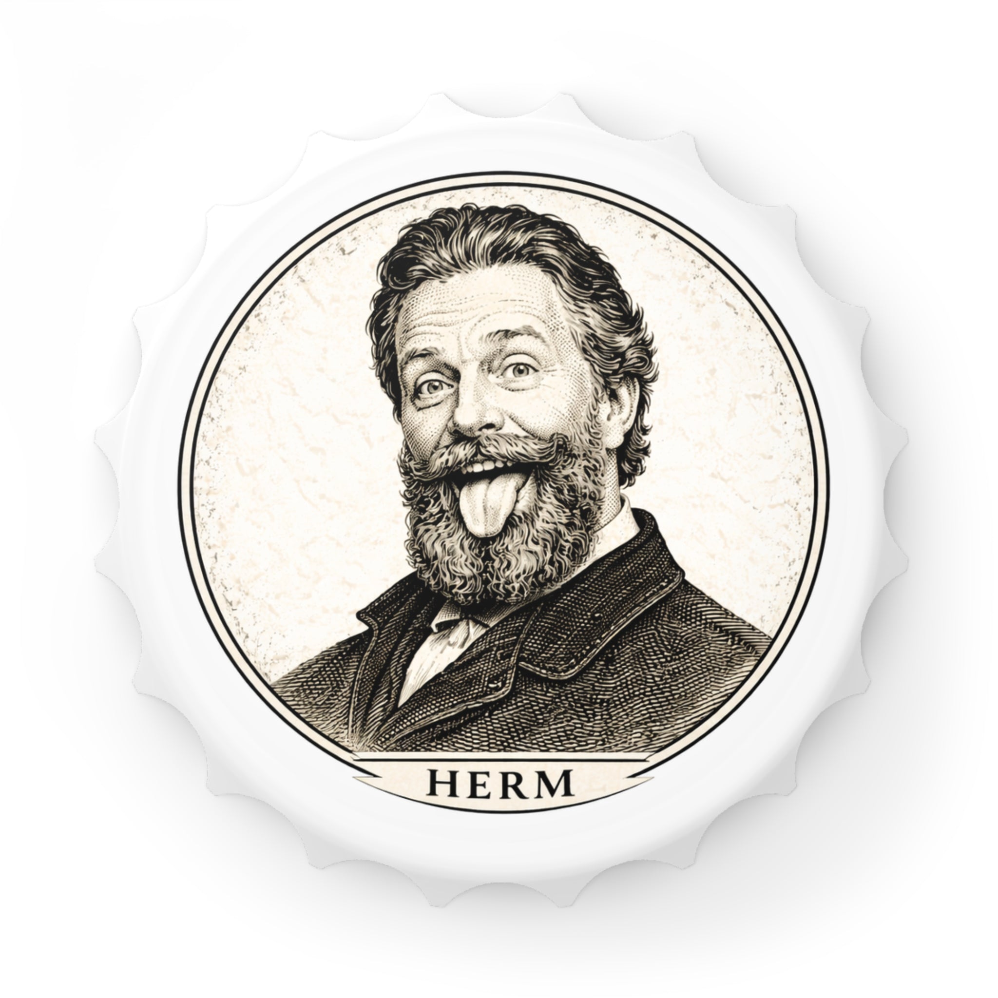Crack One with Herm -- Magnetic Bottle Opener — The Author's Tavern