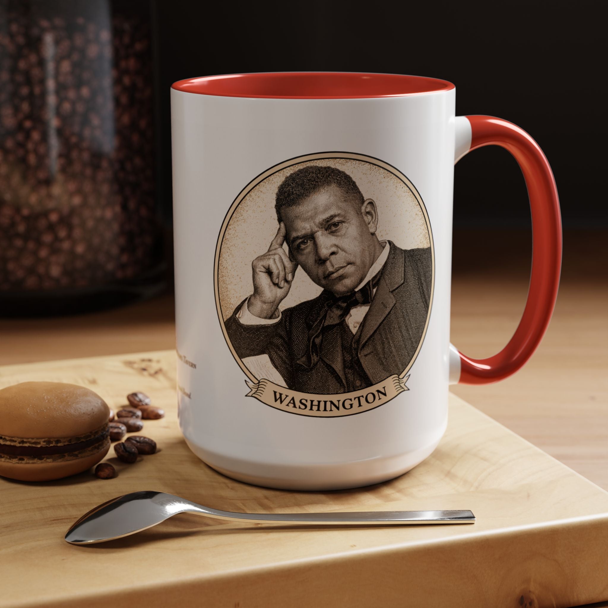 Washington -- The Thinker & Booker -- Ceramic Mug