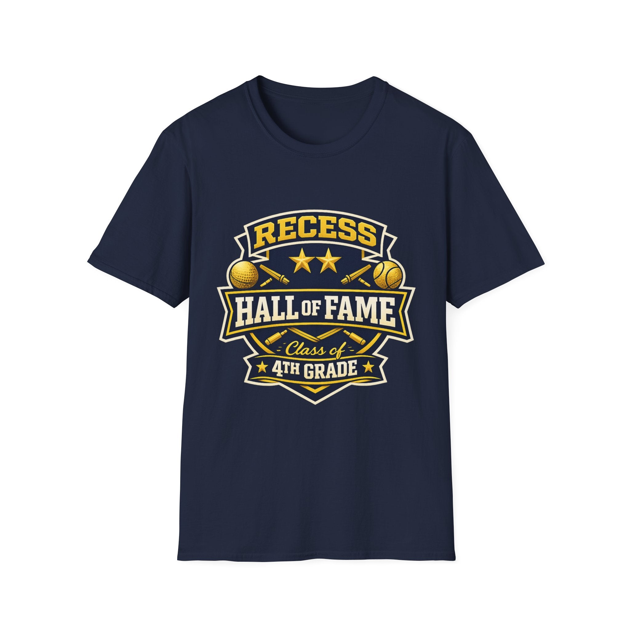 Recess Hall of Fame 4th Grade T-Shirt