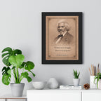 Douglass -- Framed Vintage Literary Print -- The Author's Gallery