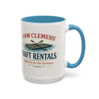 Sam Clemens' Raft Rental Mug