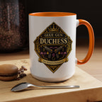Glue Gun Duchess Coffee Mug — "Her Bond Is Permanent" Accent Ceramic Mug