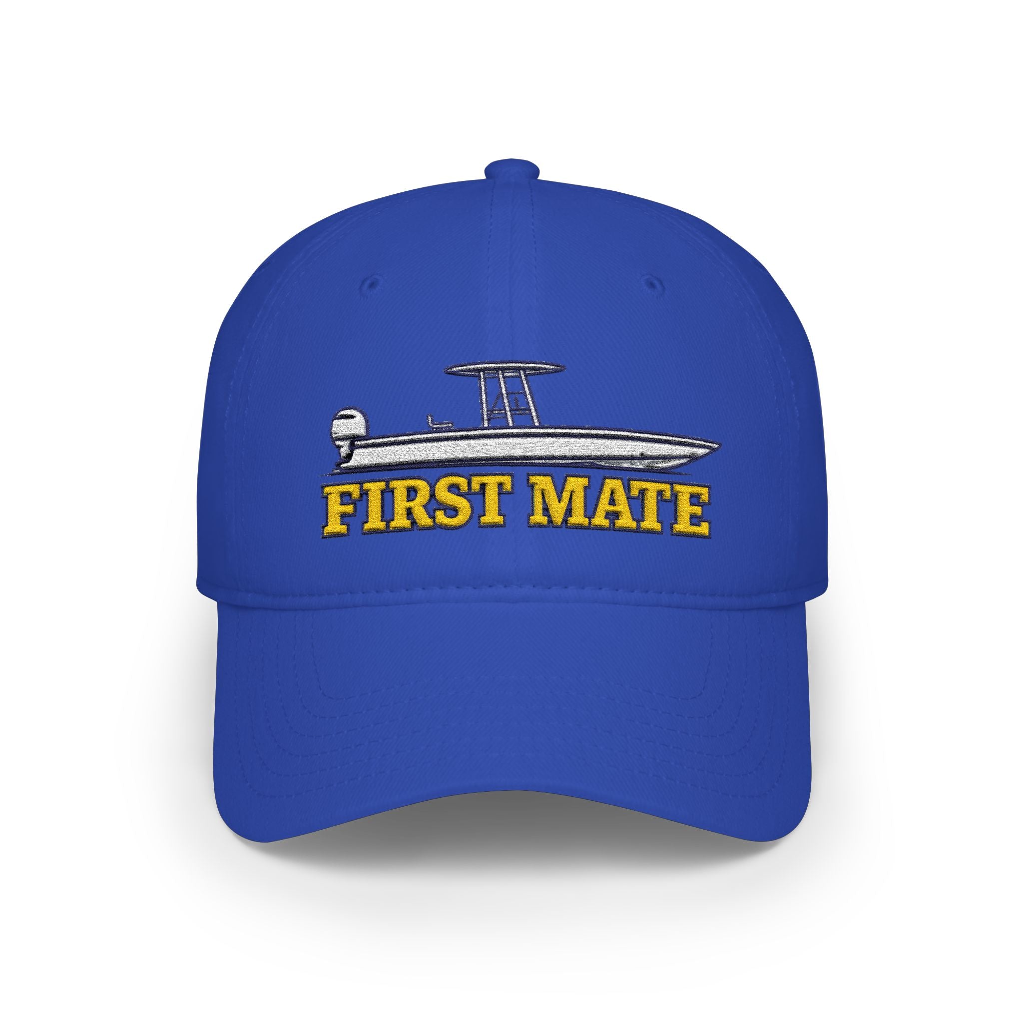 First Mate Center Console Boat Cap – Embroidered Low Profile Baseball Hat