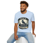 Poe’s Bird Sanctuary T-Shirt – Vintage Literary Humor Tee