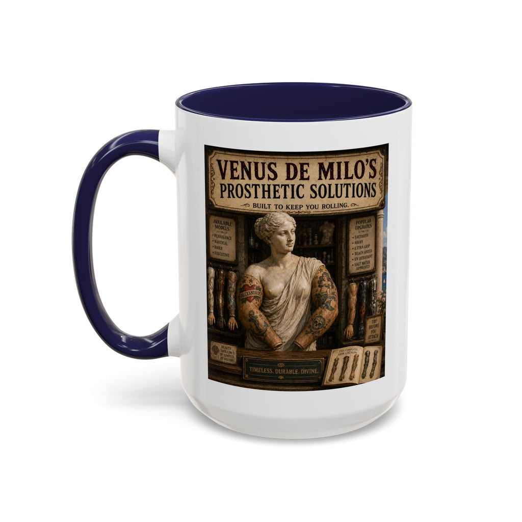 Venus de Milo’s Prosthetic Solutions Mug -- From the Road Scholar Society