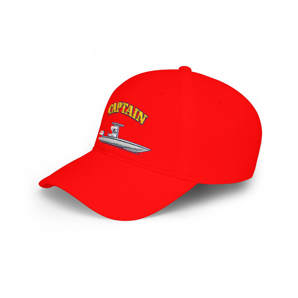 Center Console Captain Hat -- Low Profile Baseball Cap