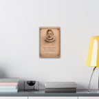 Ernest Hemingway --"There is nothing to writing…" -- Vintage Literary Canvas Piece