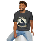 Poe’s Bird Sanctuary T-Shirt – Vintage Literary Humor Tee
